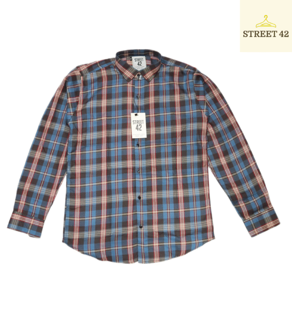 Royal Checkered Simple Basic Shirt For Men